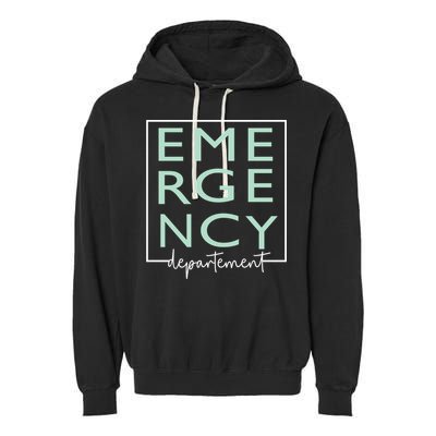 Nurse Emergency Departt Emergency Nursing Room Healthcare Gift Garment-Dyed Fleece Hoodie