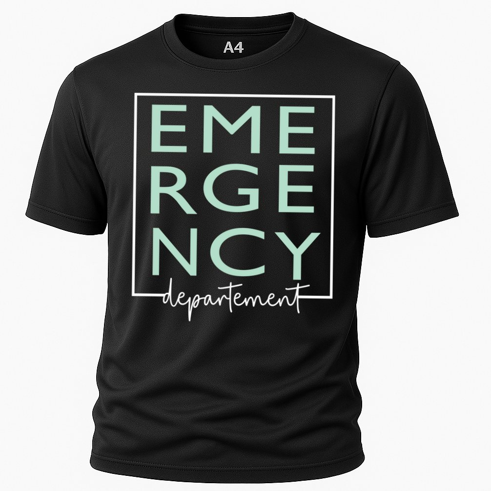 Nurse Emergency Departt Emergency Nursing Room Healthcare Gift Cooling Performance Crew T-Shirt