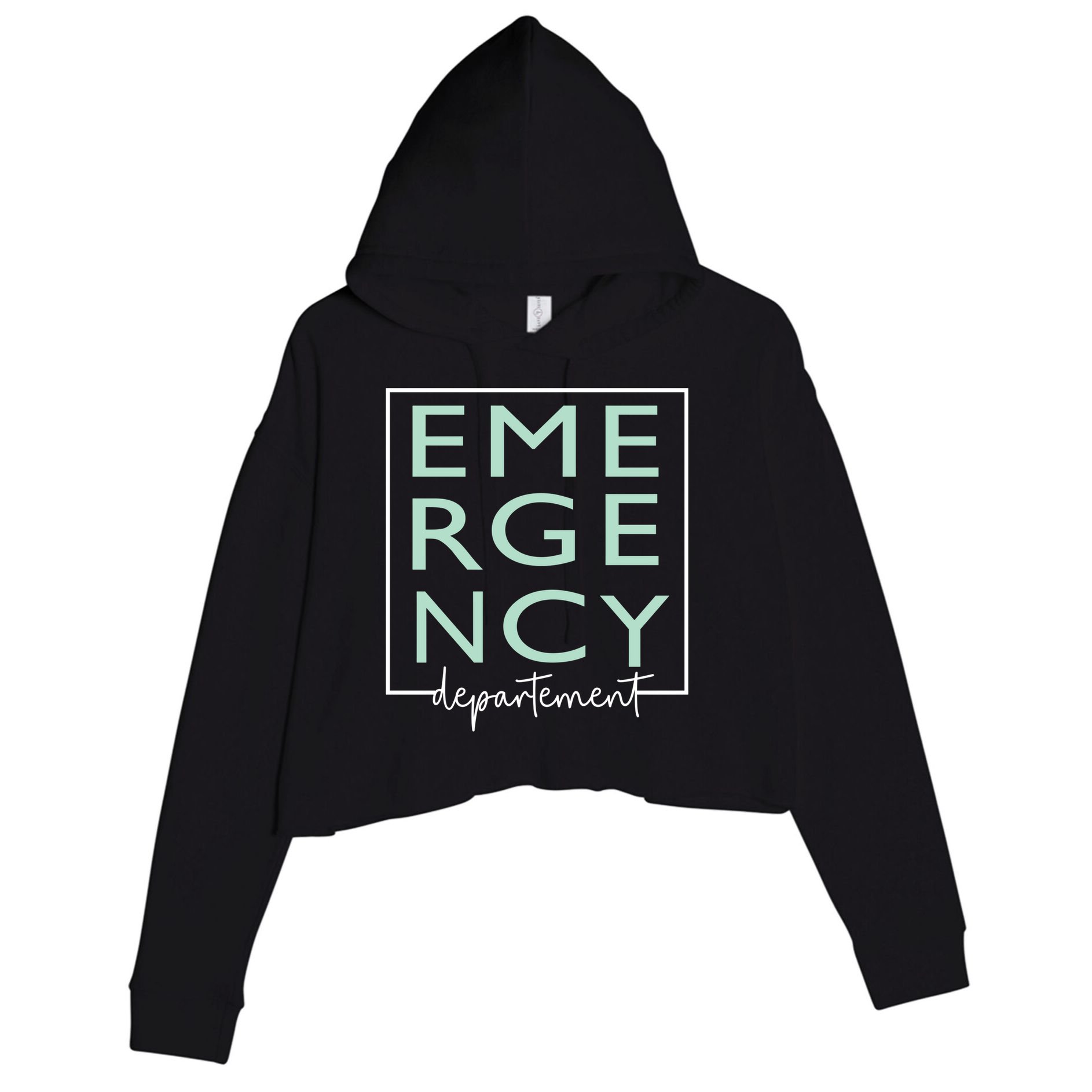 Nurse Emergency Departt Emergency Nursing Room Healthcare Gift Crop Fleece Hoodie