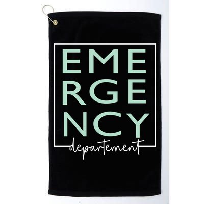 Nurse Emergency Departt Emergency Nursing Room Healthcare Gift Golf Towel