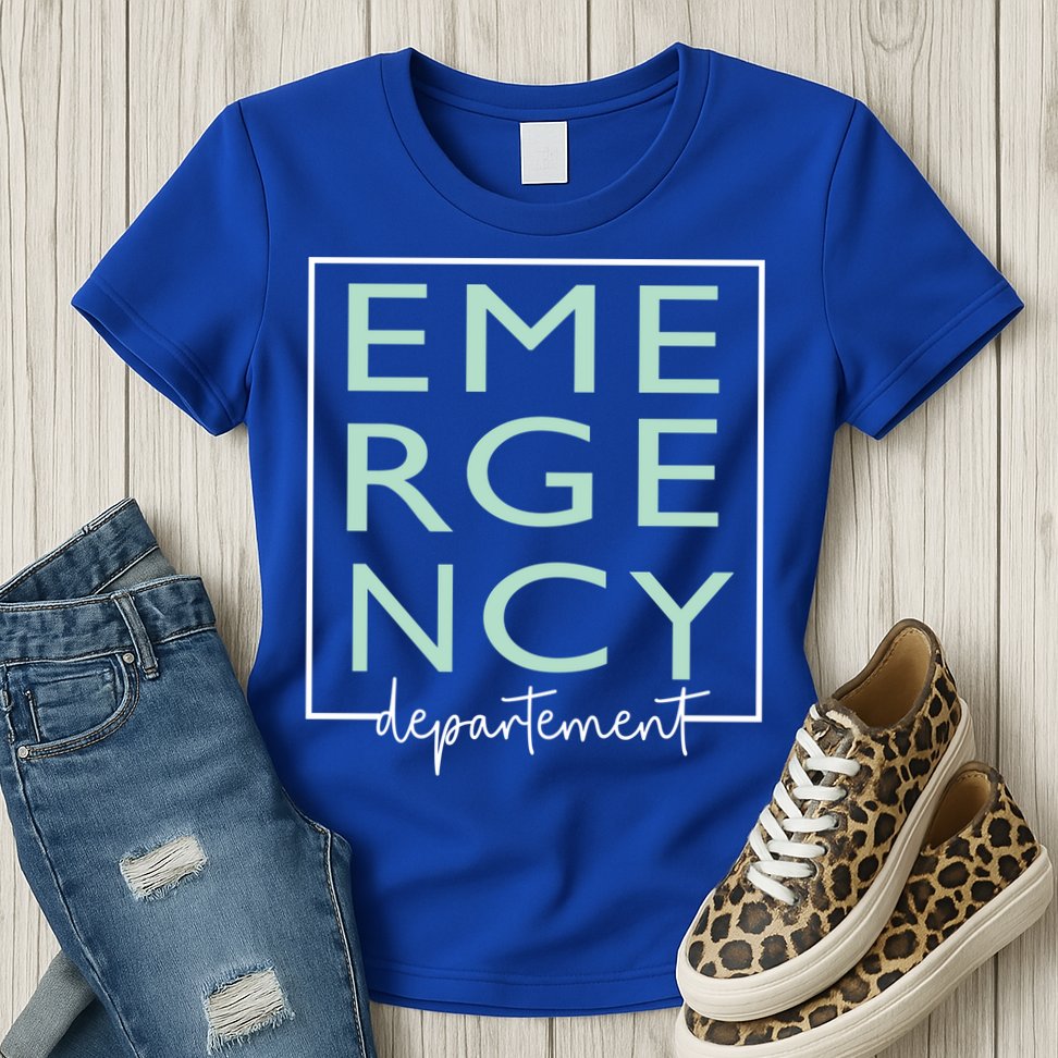 Nurse Emergency Departt Emergency Nursing Room Healthcare Gift Womens T-Shirt