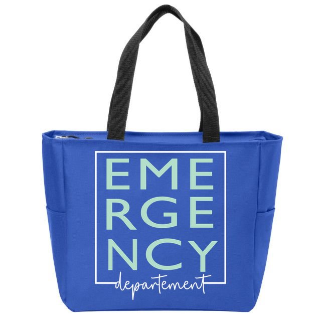 Nurse Emergency Departt Emergency Nursing Room Healthcare Gift Zip Tote Bag