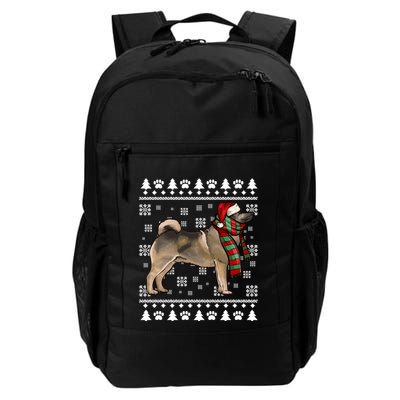 Norwegian Elkhound Dog Santa Hat Xmas Ugly Christmas Gift Backpack