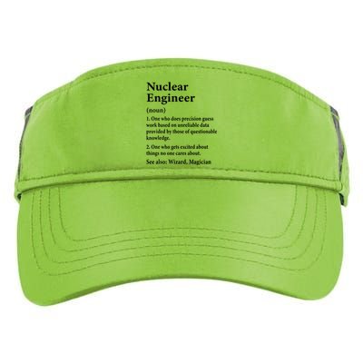 Nuclear Engineer Definition Funny Engineering Student Saying Adult Drive Performance Visor