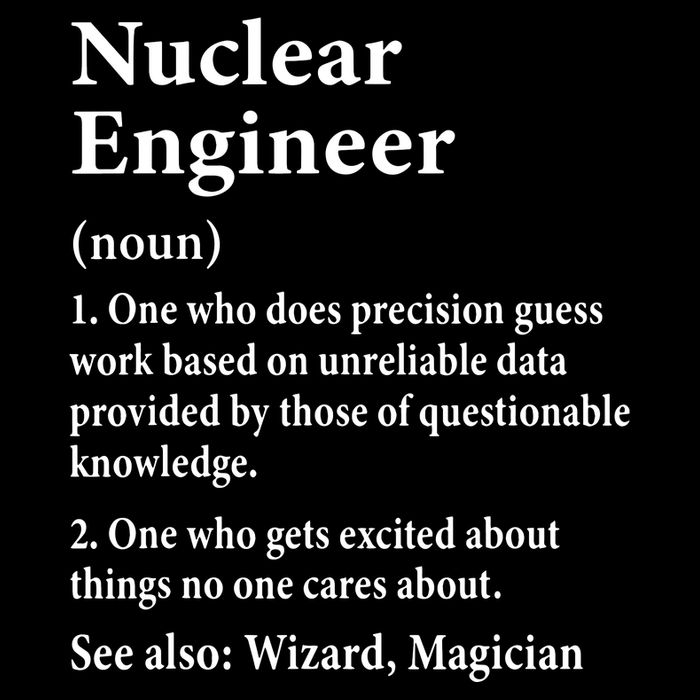 Nuclear Engineer Definition Funny Engineering Student Saying Daily Commute Backpack