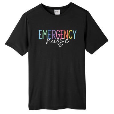 Nurse Emergency Department Emergency Nursing Room Healthcare Tall Fusion ChromaSoft Performance T-Shirt