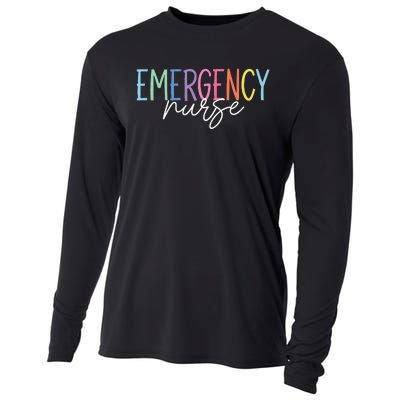 Nurse Emergency Department Emergency Nursing Room Healthcare Cooling Performance Long Sleeve Crew