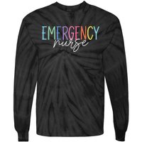 Nurse Emergency Department Emergency Nursing Room Healthcare Tie-Dye Long Sleeve Shirt