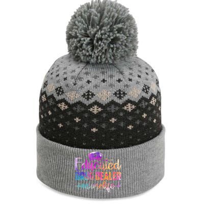 Nursing Educated Drug Dealer Nurse Life Gift The Baniff Cuffed Pom Beanie