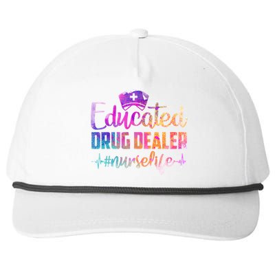 Nursing Educated Drug Dealer Nurse Life Gift Snapback Five-Panel Rope Hat