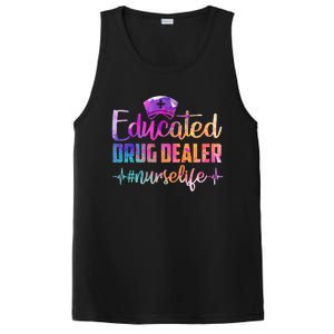 Nursing Educated Drug Dealer Nurse Life Gift PosiCharge Competitor Tank