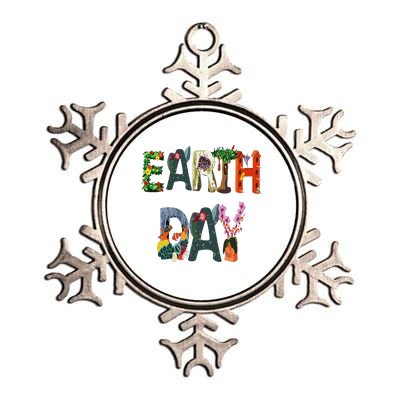 National Earth Day Earth Day April 22 Metallic Star Ornament