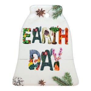 National Earth Day Earth Day April 22 Ceramic Bell Ornament