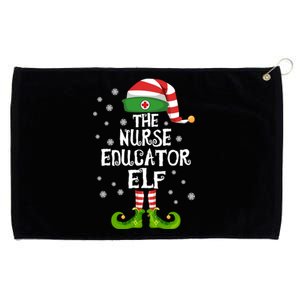 Nurse Educator Elf Family Matching Nursing Christmas Costume Great Gift Grommeted Golf Towel