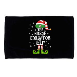 Nurse Educator Elf Family Matching Nursing Christmas Costume Great Gift Microfiber Hand Towel