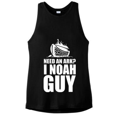 Need An Ark I Noah Guy Ladies PosiCharge Tri-Blend Wicking Tank
