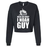 Need An Ark I Noah Guy Cropped Pullover Crew