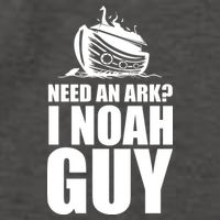 Need An Ark I Noah Guy Vector Backpack