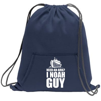 Need An Ark I Noah Guy Sweatshirt Cinch Pack Bag