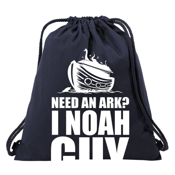 Need An Ark I Noah Guy Drawstring Bag