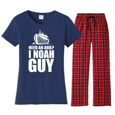 Need An Ark I Noah Guy Women's Flannel Pajama Set