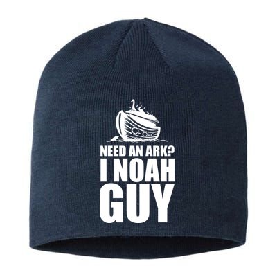 Need An Ark I Noah Guy Sustainable Beanie