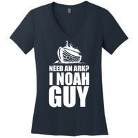 Need An Ark I Noah Guy Women's V-Neck T-Shirt