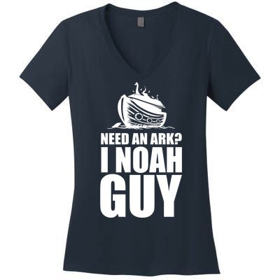 Need An Ark I Noah Guy Women's V-Neck T-Shirt