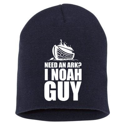Need An Ark I Noah Guy Short Acrylic Beanie