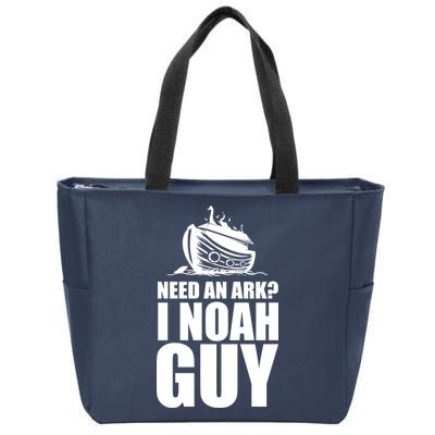 Need An Ark I Noah Guy Zip Tote Bag