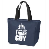 Need An Ark I Noah Guy Zip Tote Bag