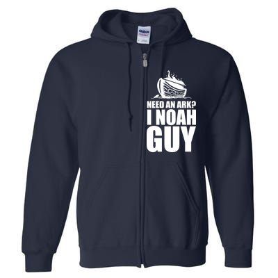 Need An Ark I Noah Guy Full Zip Hoodie