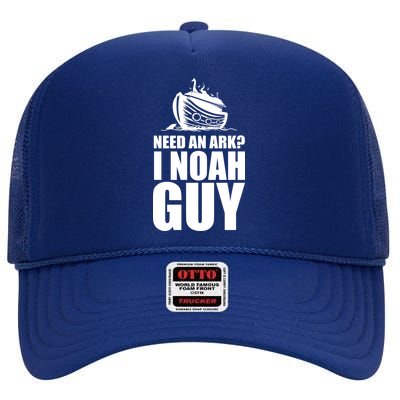 Need An Ark I Noah Guy High Crown Mesh Back Trucker Hat