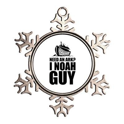 Need An Ark I Noah Guy Metallic Star Ornament