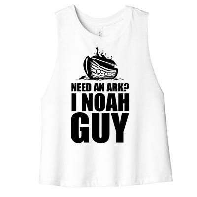 Need An Ark I Noah Guy Women's Racerback Cropped Tank