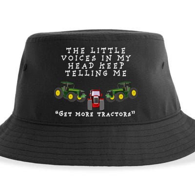 Need More Tractors Funny Farming Sustainable Bucket Hat