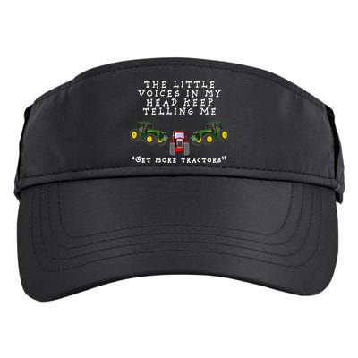 Need More Tractors Funny Farming Adult Drive Performance Visor