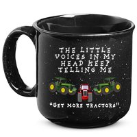 Need More Tractors Funny Farming 15oz Campfire Ceramic Mug