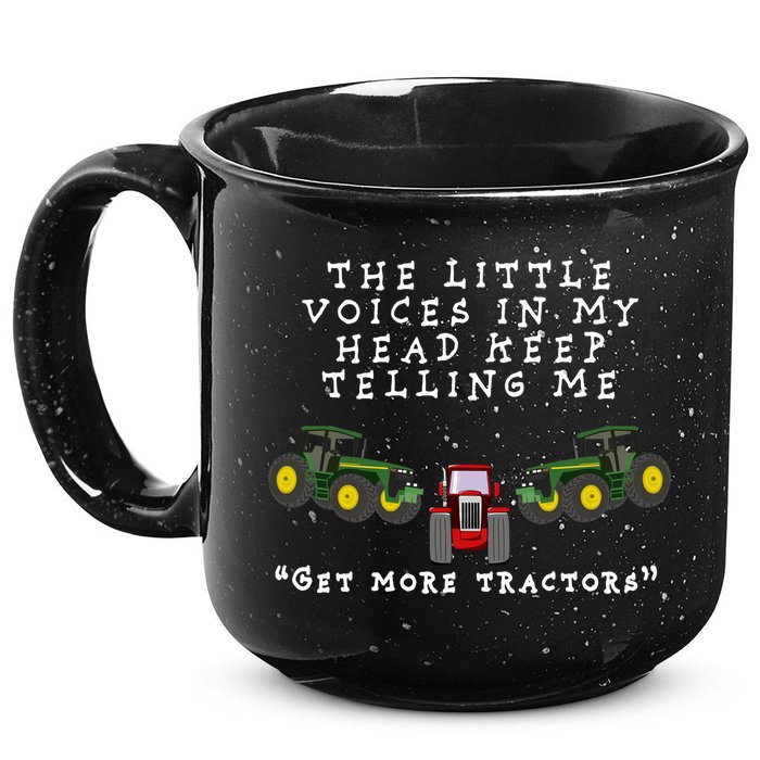Need More Tractors Funny Farming 15oz Campfire Ceramic Mug