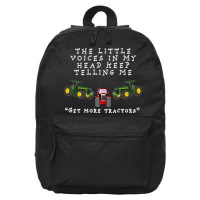Need More Tractors Funny Farming 16 in Basic Backpack