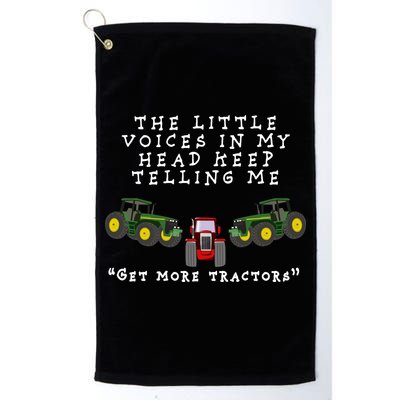 Need More Tractors Funny Farming Golf Towel