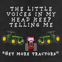 Need More Tractors Funny Farming Golf Towel