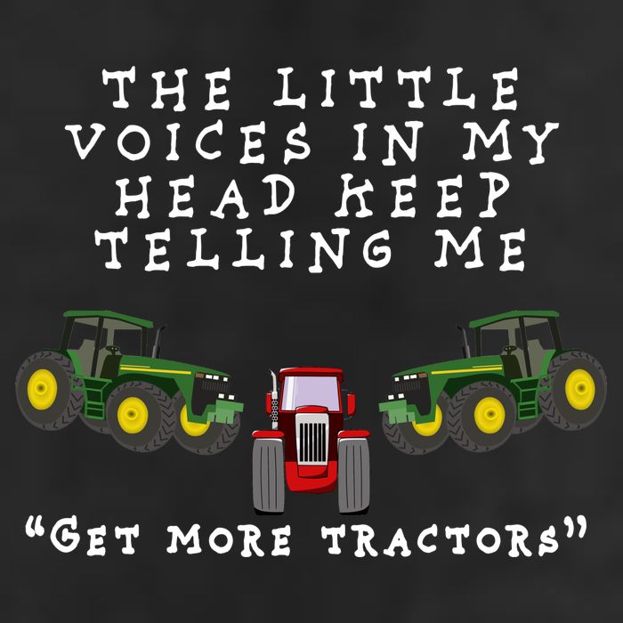Need More Tractors Funny Farming Golf Towel