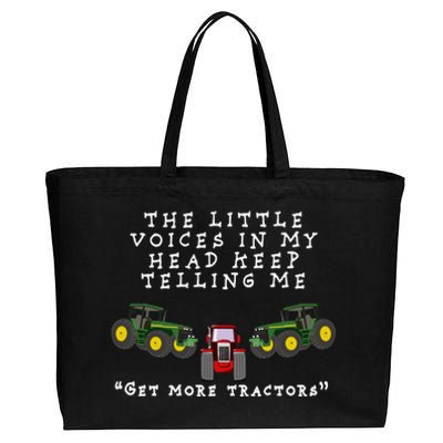 Need More Tractors Funny Farming Cotton Canvas Jumbo Tote