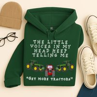 Need More Tractors Funny Farming Hoodie