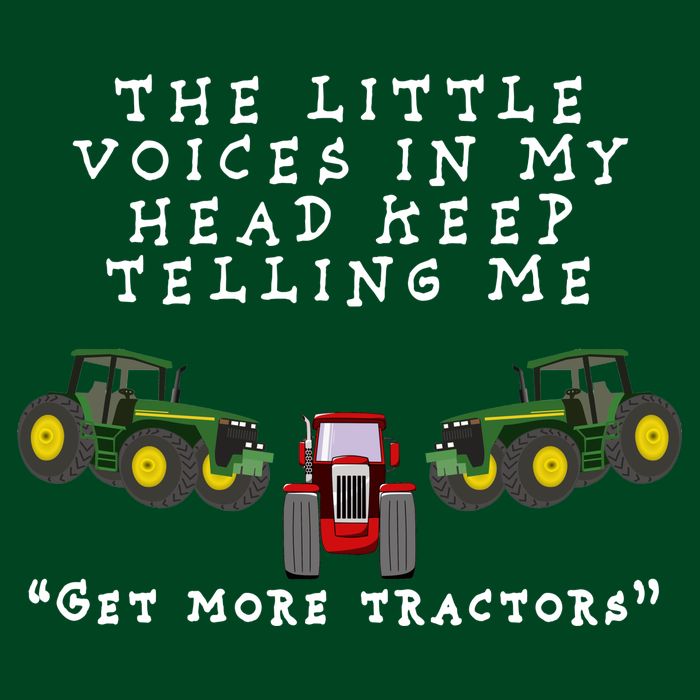 Need More Tractors Funny Farming Button