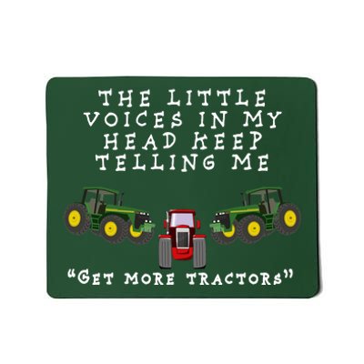 Need More Tractors Funny Farming Mousepad