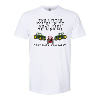 Need More Tractors Funny Farming Softstyle® CVC T-Shirt