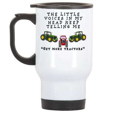 Need More Tractors Funny Farming Stainless Steel Travel Mug