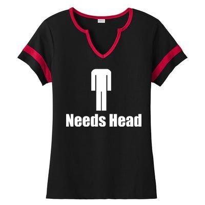 Needs Head Ladies Halftime Notch Neck Tee